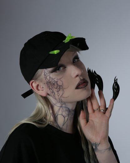 BLACK URAN DRAGON CAP