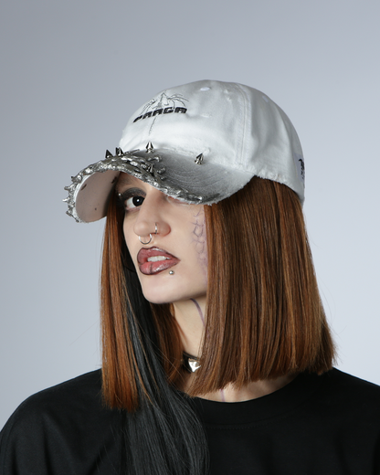 WHITE METAL CAP