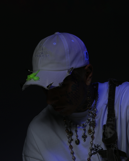 WHITE URAN DRAGON CAP